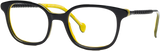 Eyelet Bike E71 Black Inside Yellow 46/16/
