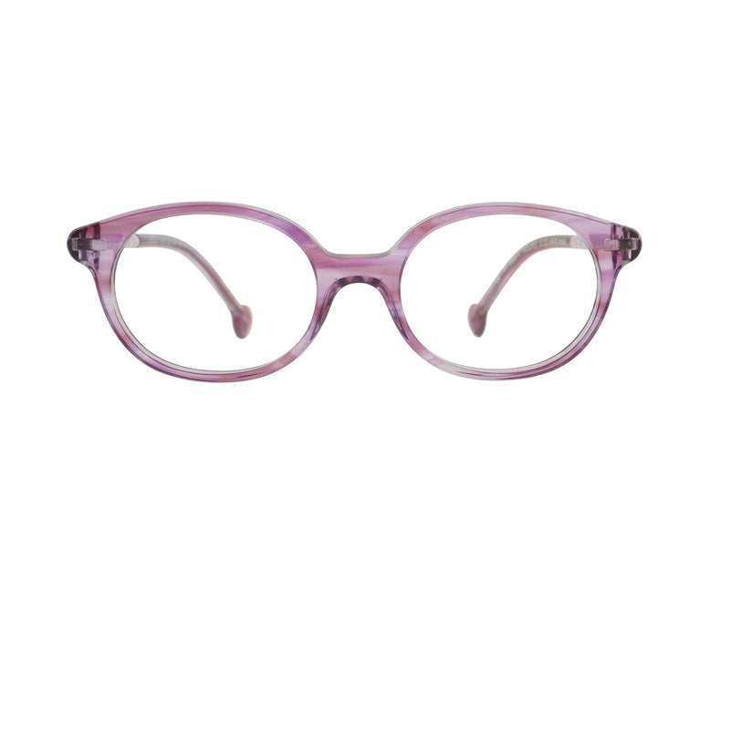 Eyelet Hockey E123 Purple with light pink lines
