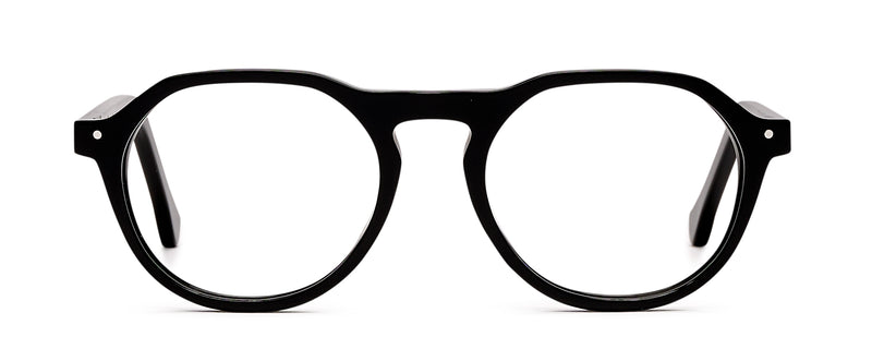 Fekete unisex szemüveg Very French Gangsters Very Rebel tinédzsereknek és fiatal felnőtteknek