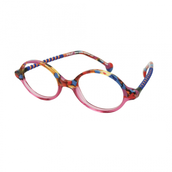 Eyelet Gym E31 Blue Flower Pink 37/15/